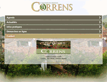 Tablet Screenshot of correns.fr